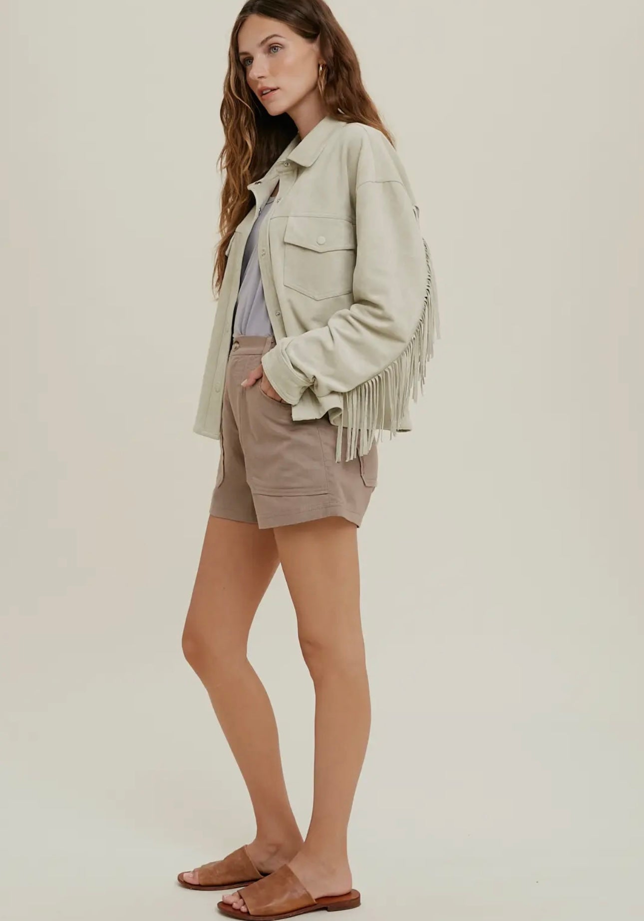 Mesa Fringe Suede Jacket