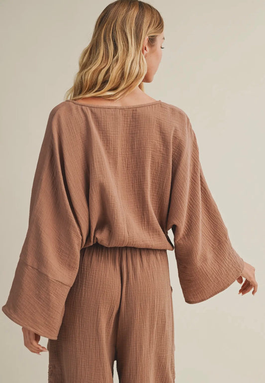 Desert Dusk Gauze Top