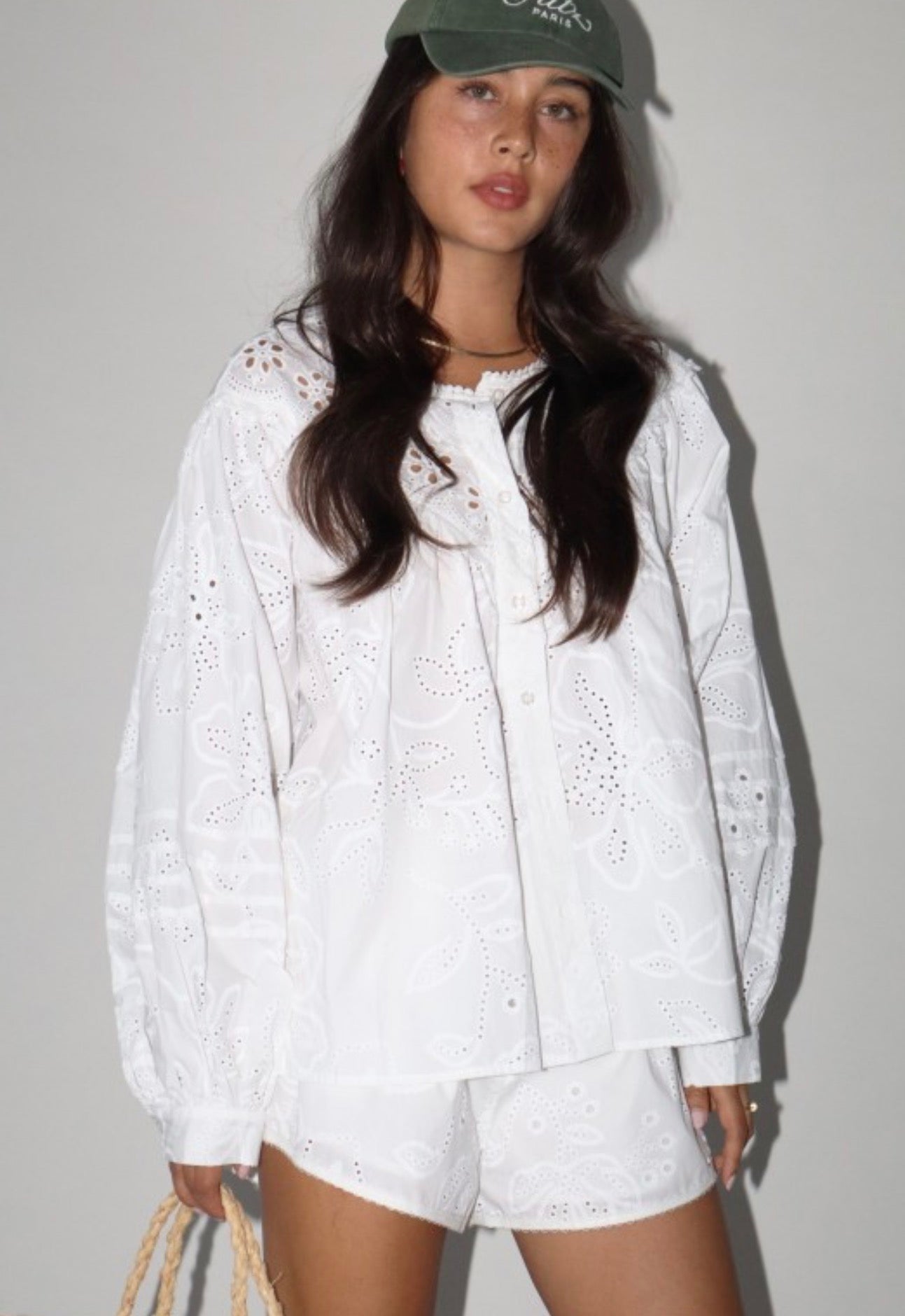 Magnolia Eyelet Top