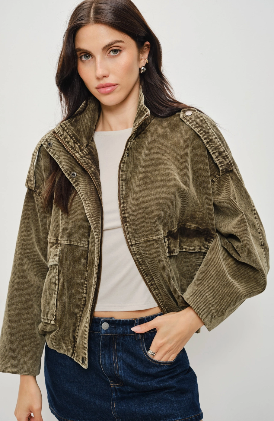 Saint Washed Corduroy Jacket