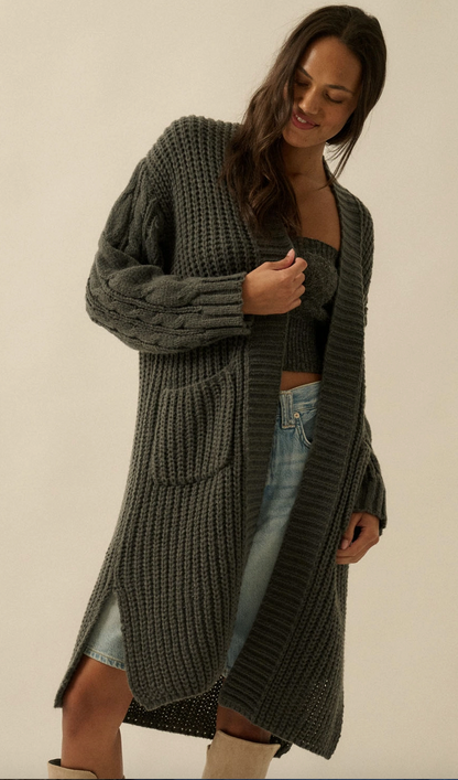 Charcoal Juniper Cardi