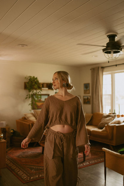 Desert Dusk Gauze Top