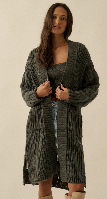 Charcoal Juniper Cardi