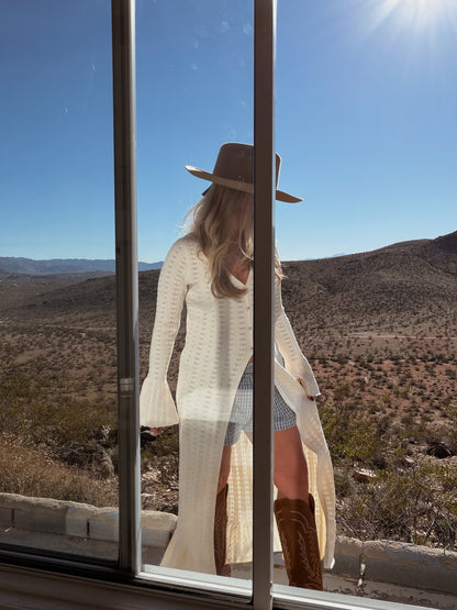 The Solstice Knit Duster