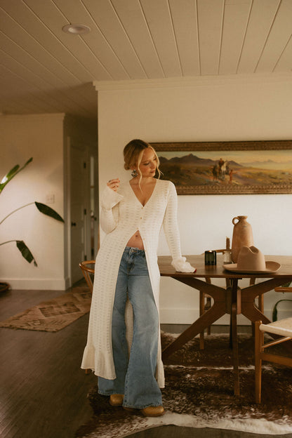 The Solstice Knit Duster