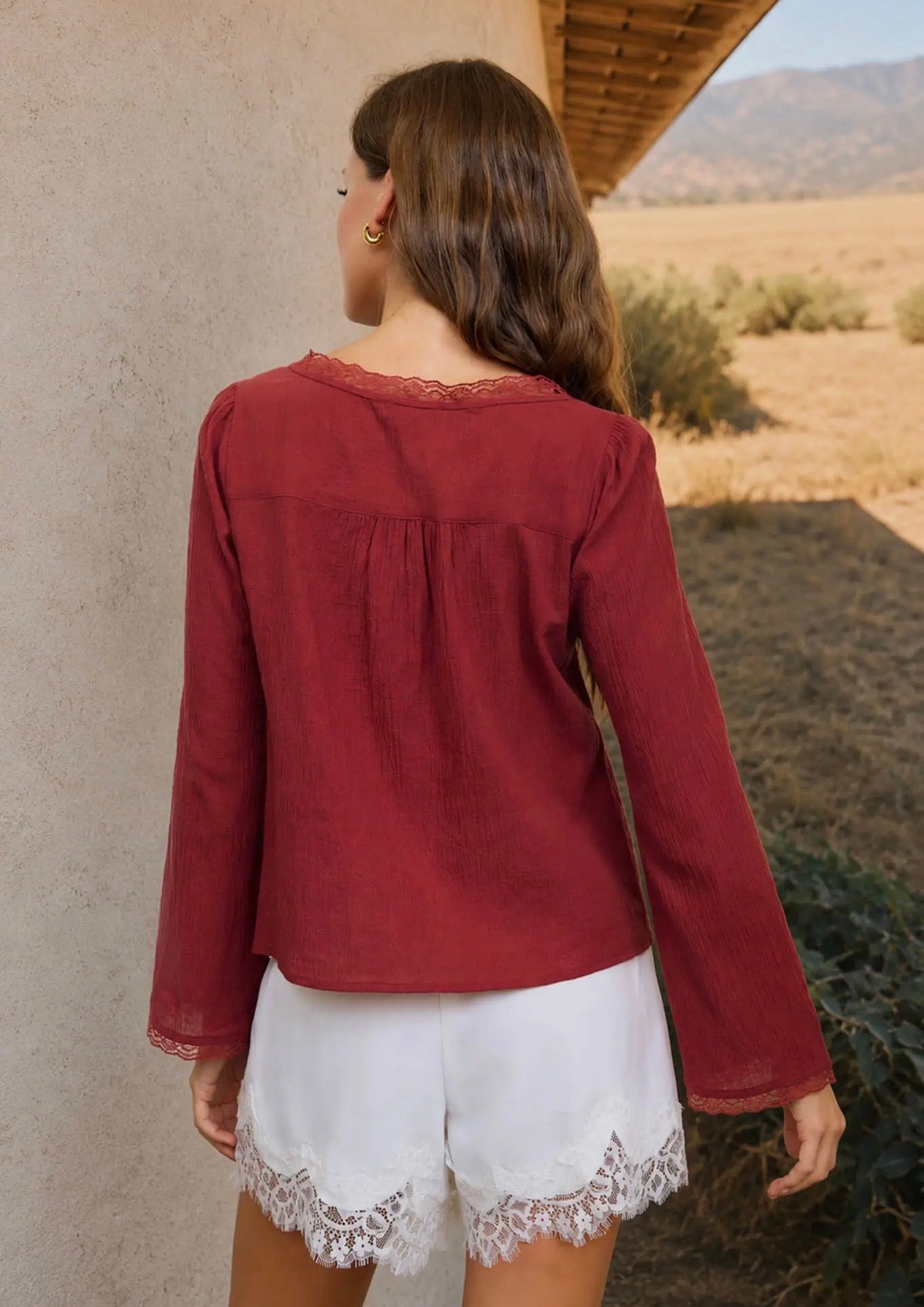 Sienna Lace Detail Blouse