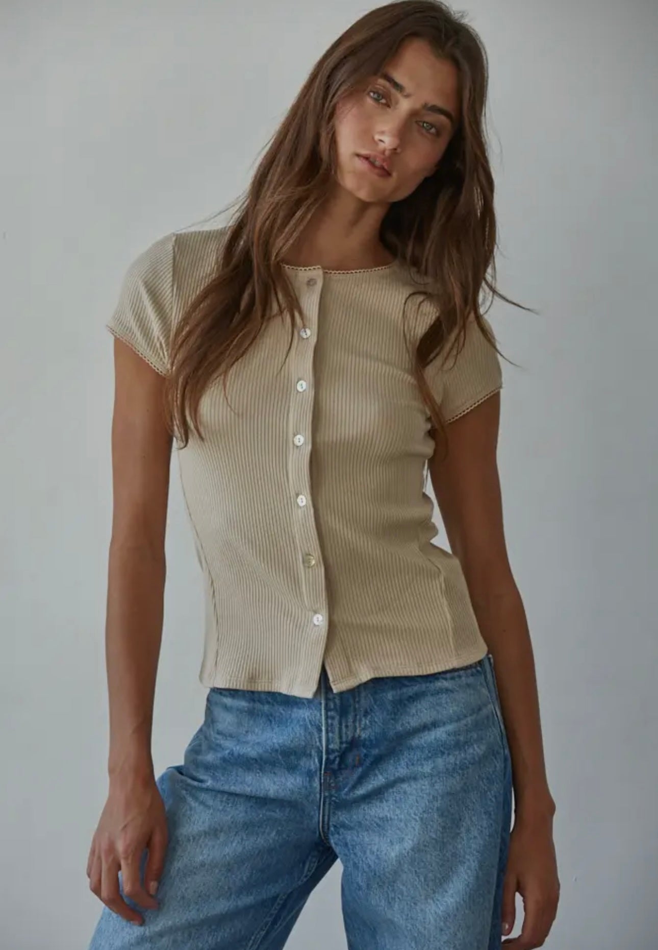 Noa Ribbed Top