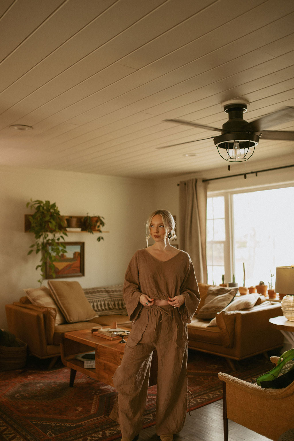 Desert Dusk Gauze Top