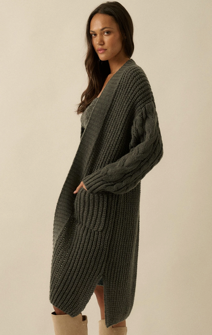 Charcoal Juniper Cardi