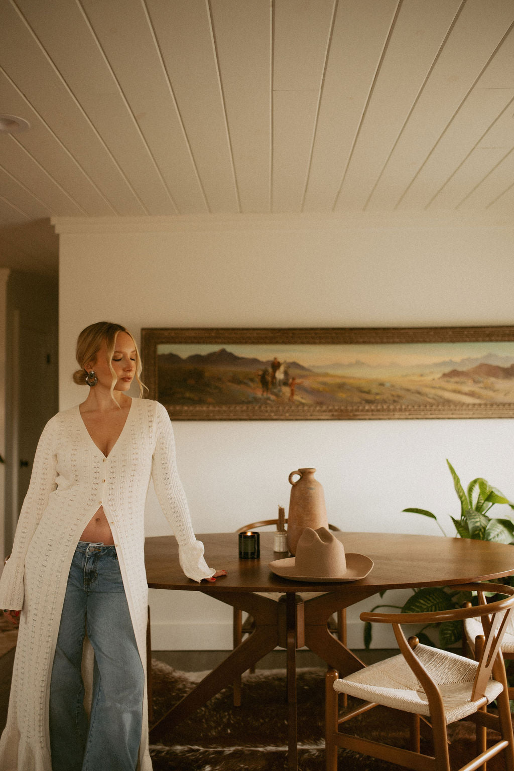 The Solstice Knit Duster