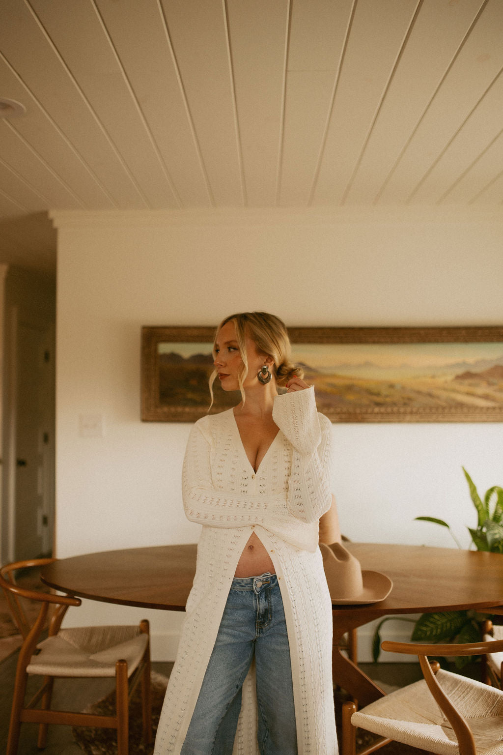 The Solstice Knit Duster