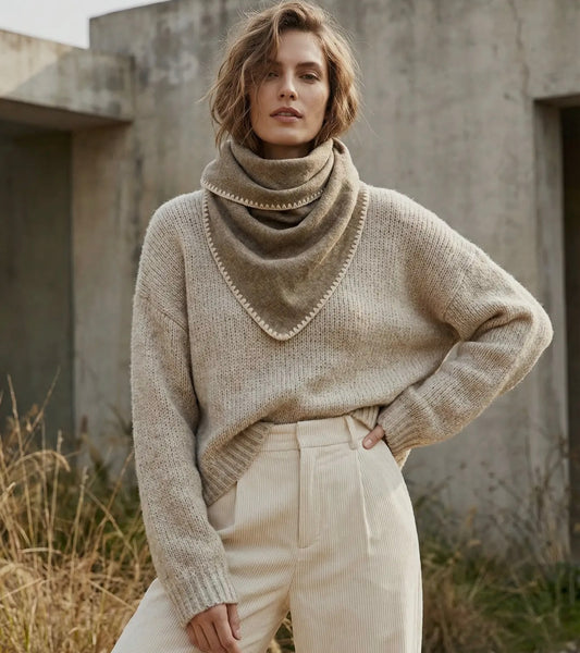 Ember Triangle Scarf