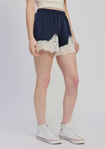 Midnight Muse Lace Shorts