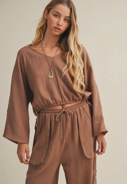 Desert Dusk Gauze Top