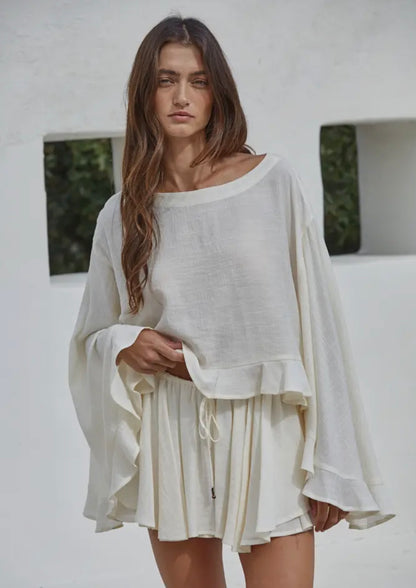 Sundreamer Bell Sleeve Top