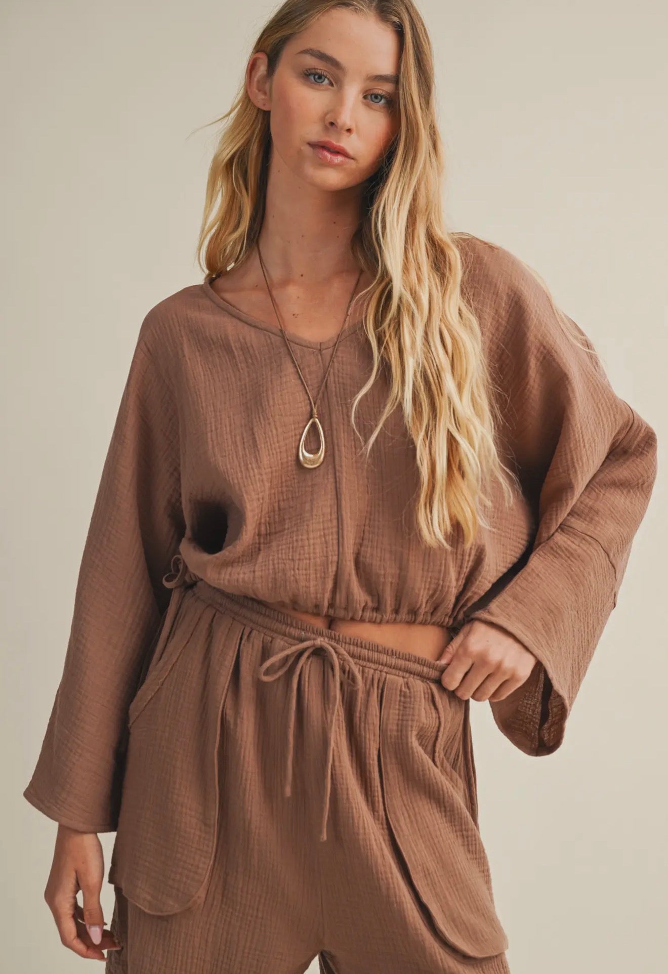 Desert Dusk Gauze Top