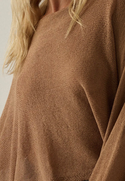 brown poncho