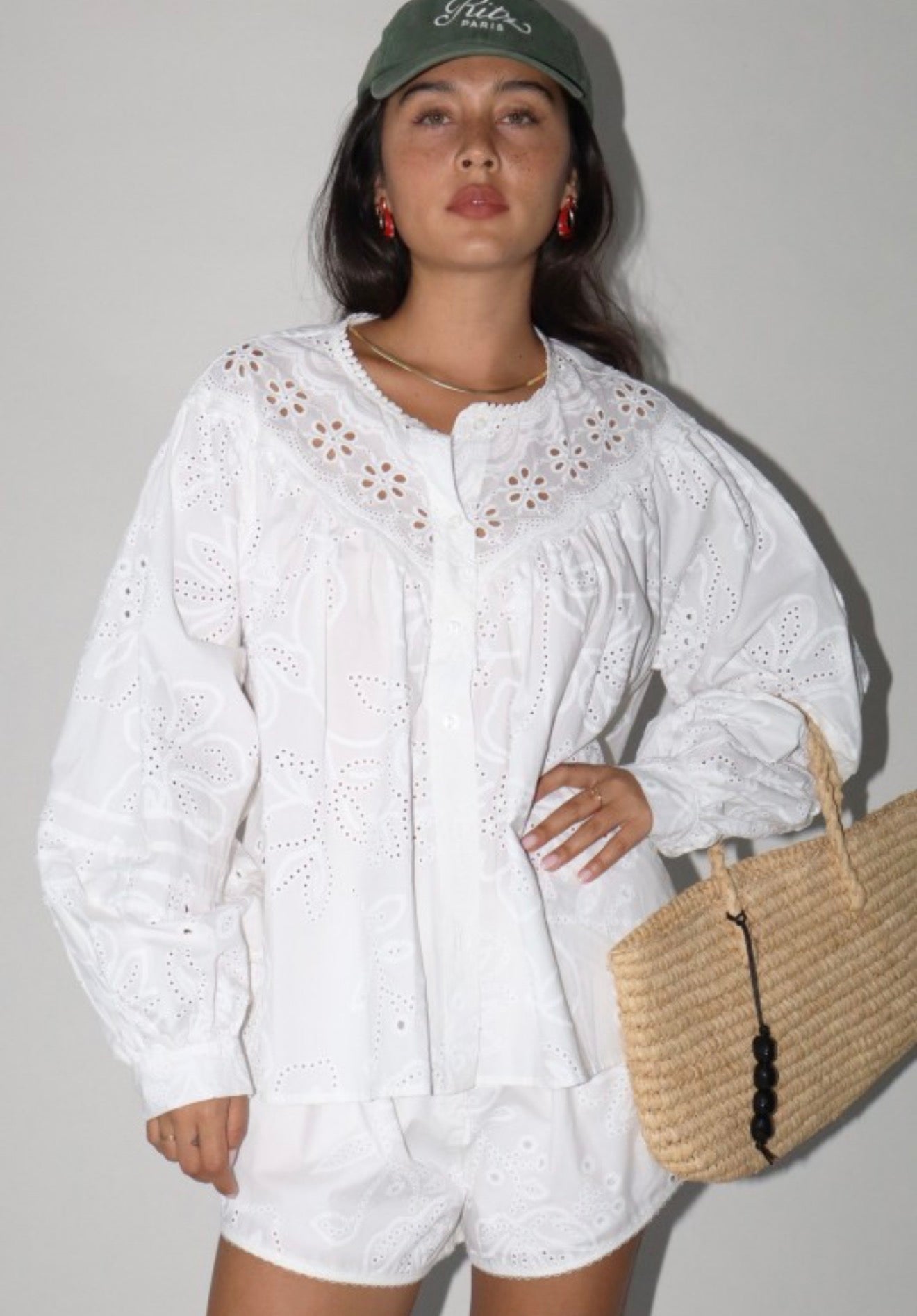 Magnolia Eyelet Top