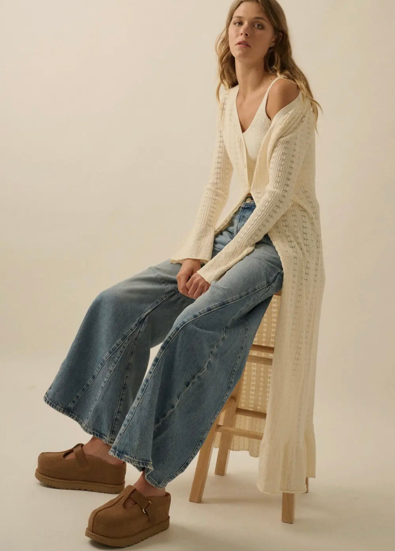 The Solstice Knit Duster