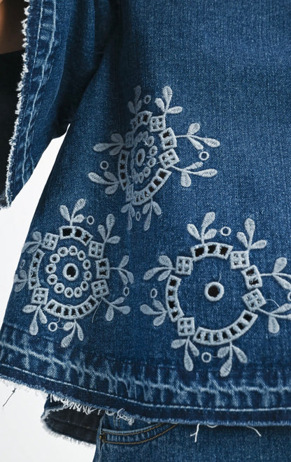 Indigo Bloom Shorts