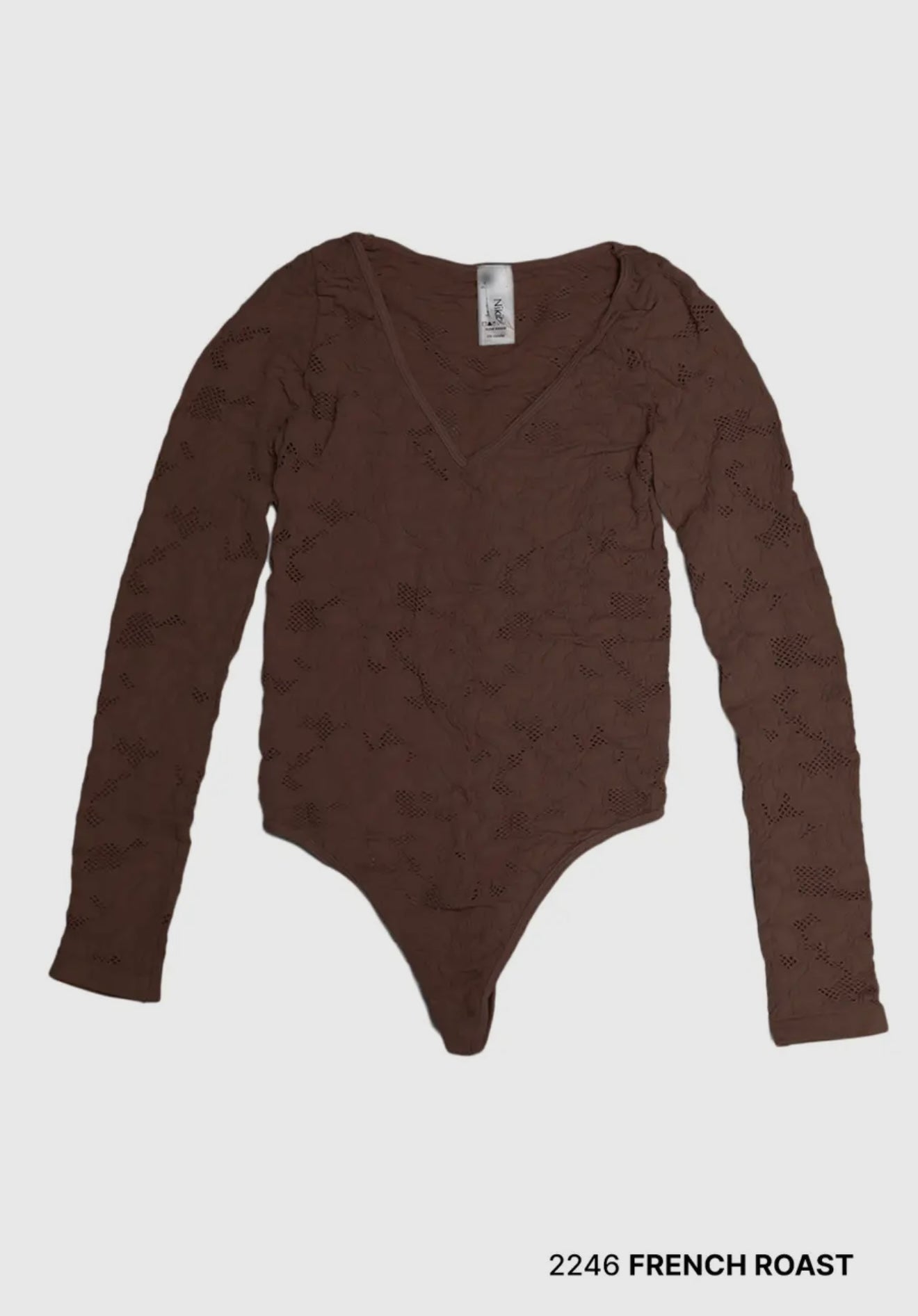 brown lace bodysuit