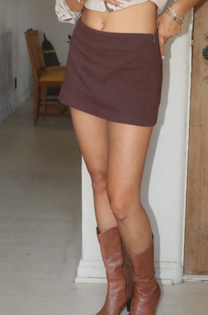 Cocoa Mini Skort
