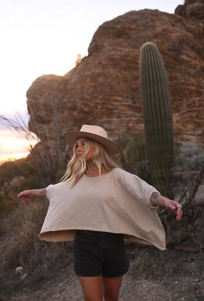 Draped Sleeves Tee